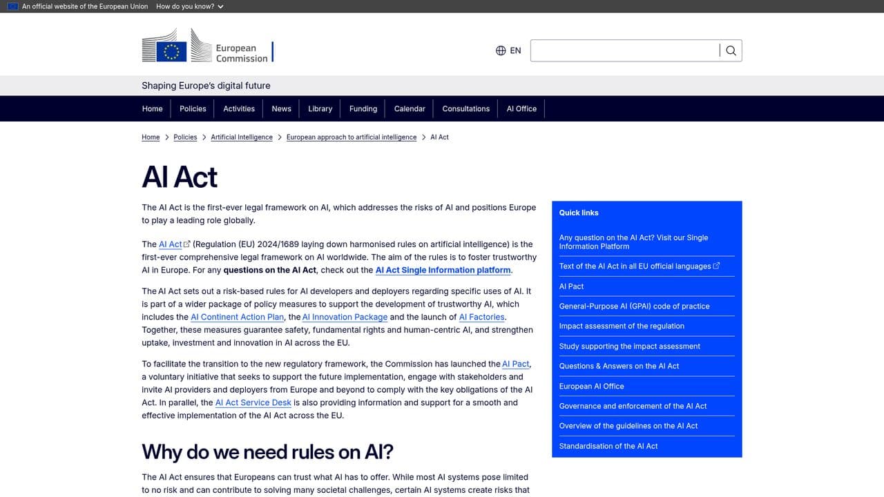 Capture of European Commission — Shaping Europe's Digital Future